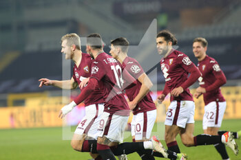 2021-12-19 - Tommaso Pobega (Torino FC) celebrates the goal - TORINO FC VS HELLAS VERONA FC - ITALIAN SERIE A - SOCCER