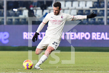 2021-12-22 - Alessandro Florenzi (Milan) scores a goal - EMPOLI FC VS AC MILAN - ITALIAN SERIE A - SOCCER