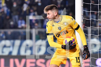 2021-12-22 - Guglielmo Vicario (Empoli) - EMPOLI FC VS AC MILAN - ITALIAN SERIE A - SOCCER