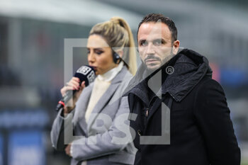 2021-12-22 - Giampaolo Pazzini of DAZN Italia during the Serie A 2021/22 football match between FC Internazionale and Torino FC at Giuseppe Meazza Stadium, Milan, Italy on December 22, 2021 - INTER - FC INTERNAZIONALE VS TORINO FC - ITALIAN SERIE A - SOCCER