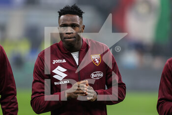 2021-12-22 - Wilfried Stephane Singo of Torino FC during the Serie A 2021/22 football match between FC Internazionale and Torino FC at Giuseppe Meazza Stadium, Milan, Italy on December 22, 2021 - INTER - FC INTERNAZIONALE VS TORINO FC - ITALIAN SERIE A - SOCCER