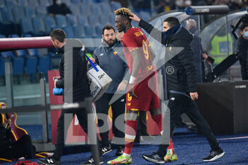 2021-12-22 - Tammy Abraham (AS Roma)  during the  Italian Football Championship League A 2021/2022 match between AS Roma vs UC Sampdoria at the Olimpic Stadium in Rome  on 22 December 2021. - AS ROMA VS UC SAMPDORIA - ITALIAN SERIE A - SOCCER