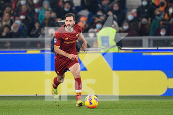 2021-12-22 - Matias Vina (AS Roma) during the  Italian Football Championship League A 2021/2022 match between AS Roma vs UC Sampdoria at the Olimpic Stadium in Rome  on 22 December 2021. - AS ROMA VS UC SAMPDORIA - ITALIAN SERIE A - SOCCER