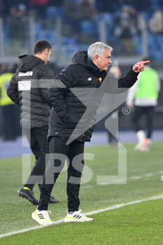 2021-12-22 - Jose’ Mourinho coach (AS Roma)  during the  Italian Football Championship League A 2021/2022 match between AS Roma vs UC Sampdoria at the Olimpic Stadium in Rome  on 22 December 2021. - AS ROMA VS UC SAMPDORIA - ITALIAN SERIE A - SOCCER