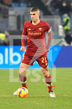 2021-12-22 - Gianluca Mancini (AS Roma) during the Italian Football Championship League A 2021/2022 match between AS Roma vs UC Sampdoria at the Olimpic Stadium in Rome  on 22 December 2021. - AS ROMA VS UC SAMPDORIA - ITALIAN SERIE A - SOCCER