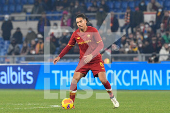 2021-12-22 - Chris Smalling (AS Roma) during the Italian Football Championship League A 2021/2022 match between AS Roma vs UC Sampdoria at the Olimpic Stadium in Rome  on 22 December 2021. - AS ROMA VS UC SAMPDORIA - ITALIAN SERIE A - SOCCER