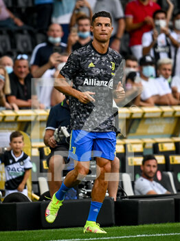 2021-08-22 - Cristiano Ronaldo (Juventus) portrait during warm up - UDINESE CALCIO VS JUVENTUS FC - ITALIAN SERIE A - SOCCER