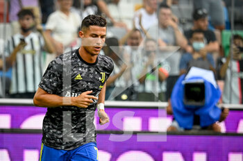 2021-08-22 - Cristiano Ronaldo (Juventus) portrait during warm up - UDINESE CALCIO VS JUVENTUS FC - ITALIAN SERIE A - SOCCER