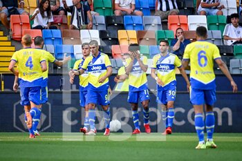 2021-08-22 - Happiness of Juan Cuadrado (Juventus) after scoring a goal - UDINESE CALCIO VS JUVENTUS FC - ITALIAN SERIE A - SOCCER