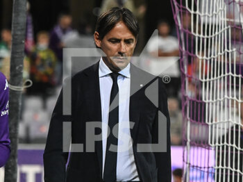 2021-09-21 - Inzaghi Simone coach Inter - ACF FIORENTINA VS INTER - FC INTERNAZIONALE - ITALIAN SERIE A - SOCCER