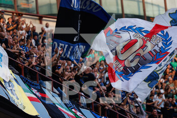 2021-09-18 - Internazionale FC supporters flag - INTER - FC INTERNAZIONALE VS BOLOGNA FC - ITALIAN SERIE A - SOCCER