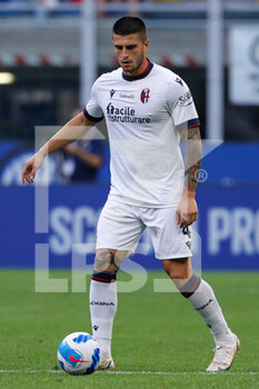 2021-09-18 - Kevin Bonifazi (Bologna FC) in action - INTER - FC INTERNAZIONALE VS BOLOGNA FC - ITALIAN SERIE A - SOCCER