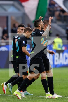 2021-09-18 - Matias Vecino (FC Internazionale) celebrates the fourth goal of the match - INTER - FC INTERNAZIONALE VS BOLOGNA FC - ITALIAN SERIE A - SOCCER