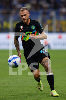 2021-09-18 - Federico Dimarco (FC Internazionale) in action - INTER - FC INTERNAZIONALE VS BOLOGNA FC - ITALIAN SERIE A - SOCCER