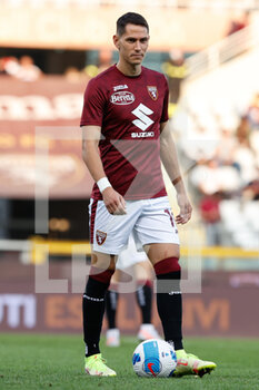 2021-09-23 - Sasa Lukic (Torino FC) warming up before the match - TORINO FC VS SS LAZIO - ITALIAN SERIE A - SOCCER