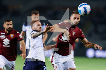 2021-09-23 - Lazzari (S.S. Lazio) and Marko Pjaca (Torino FC) - TORINO FC VS SS LAZIO - ITALIAN SERIE A - SOCCER