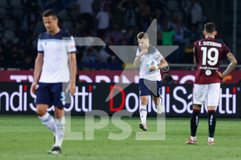 2021-09-23 - Ciro Immobile (S.S. Lazio) celebrates after scoring the equalizer - TORINO FC VS SS LAZIO - ITALIAN SERIE A - SOCCER