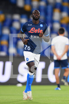 2021-09-26 - Napoli's defender Kalidou Koulibaly during the warm up prior to the match - SSC NAPOLI VS CAGLIARI CALCIO - ITALIAN SERIE A - SOCCER