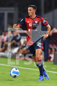 2021-09-26 - Cagliari's defender Gabriele Zappa  - SSC NAPOLI VS CAGLIARI CALCIO - ITALIAN SERIE A - SOCCER