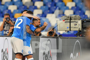 2021-09-26 - Napoli's forward Lorenzo Insigne celebrates after scoring the 2-0 goal  - SSC NAPOLI VS CAGLIARI CALCIO - ITALIAN SERIE A - SOCCER
