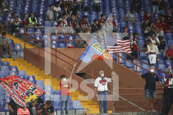 2021-09-25 - i tifosi genoani con le loro bandiere e le bandiere americane della nuova proprietà - GENOA CFC VS HELLAS VERONA FC - ITALIAN SERIE A - SOCCER