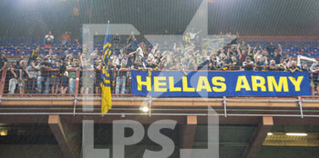 2021-09-25 - i tifosi dell'Hellas Verona al seguito della squadra a Genova - GENOA CFC VS HELLAS VERONA FC - ITALIAN SERIE A - SOCCER