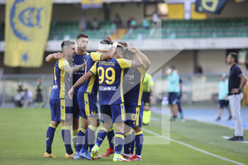 2021-10-03 - L'esultanza per il gol di 10 Gianluca Caprari -Verona - HELLAS VERONA FC VS SPEZIA CALCIO - ITALIAN SERIE A - SOCCER