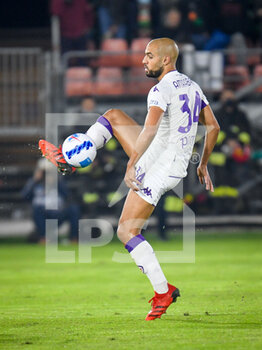 2021-10-18 - Fiorentina's Sofyan Amrabat portrait in action - VENEZIA FC VS ACF FIORENTINA - ITALIAN SERIE A - SOCCER