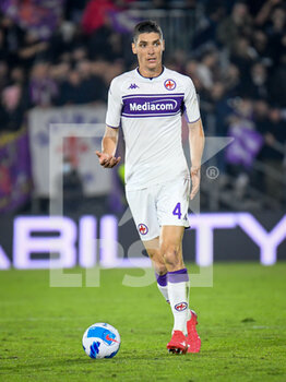 2021-10-18 - Fiorentina's Nikola Milenkovico portrait in action - VENEZIA FC VS ACF FIORENTINA - ITALIAN SERIE A - SOCCER