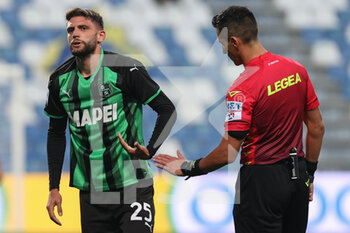 2021-10-23 - Domenico Berardi (U.S. Sassuolo) injuried - US SASSUOLO VS VENEZIA FC - ITALIAN SERIE A - SOCCER