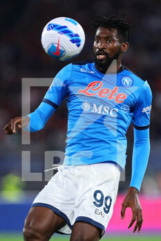 2021-10-24 - Andre' Anguissa of Napoli in action during the Italian championship Serie A football match between AS Roma and SSC Napoli on October 24, 2021 at Stadio Olimpico in Rome, Italy - AS ROMA VS SSC NAPOLI - ITALIAN SERIE A - SOCCER