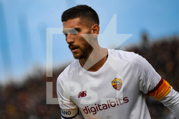 2021-11-07 - Roma's Lorenzo Pellegrini  portrait in action - VENEZIA FC VS AS ROMA - ITALIAN SERIE A - SOCCER