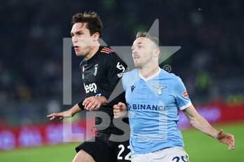 2021-11-20 - Federico Chieduring the Italian championship Serie A football match between SS Lazio and Juventus FC on November 20, 2021 at Stadio Olimpico in Rome, Italy - SS LAZIO VS JUVENTUS FC - ITALIAN SERIE A - SOCCER