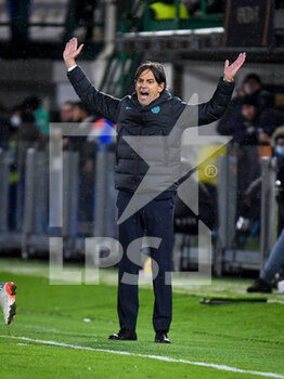 2021-11-27 - Inter's Head Coach Simone Inzaghi gestures - VENEZIA FC VS INTER FC - ITALIAN SERIE A - SOCCER