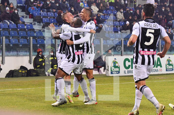 2021-12-18 - Gerard Deulofeu of Udinese Calcio, Esultanza, Celebration after scoring goal - CAGLIARI CALCIO VS UDINESE CALCIO - ITALIAN SERIE A - SOCCER