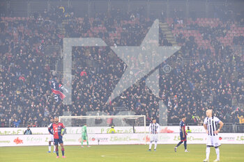 2021-12-18 - Tifosi, Fans, Supporters of Cagliari Calcio - CAGLIARI CALCIO VS UDINESE CALCIO - ITALIAN SERIE A - SOCCER