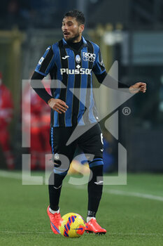 2021-12-18 - Jose Luis Palomino (Atalanta Bergamasca Calcio) in action - ATALANTA BC VS AS ROMA - ITALIAN SERIE A - SOCCER