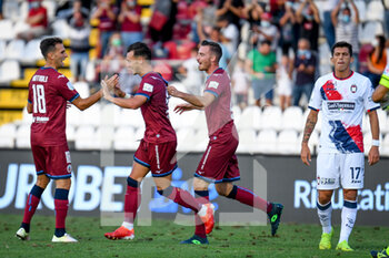 2021-08-29 - Esultanza di Enrico Baldini (Cittadella) dopo aver segnato il gol del 2-1 - AS CITTADELLA VS FC CROTONE - ITALIAN SERIE B - SOCCER