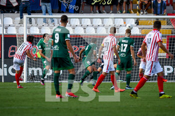 2021-09-18 - Filippo Ranocchia (Vicenza) segna il gol del 2-1 annullato - LR VICENZA VS AC PISA - ITALIAN SERIE B - SOCCER