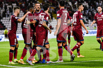 2021-09-18 - Orji Okwonkwo (AS Cittadella) festeggia il gol del 1-0 - AS CITTADELLA VS PORDENONE CALCIO - ITALIAN SERIE B - SOCCER