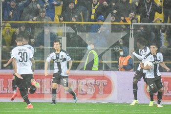 2021-09-26 - Enrico Delprato (Parma) esulta dopo il gol del pareggio - PARMA CALCIO VS AC PISA - ITALIAN SERIE B - SOCCER