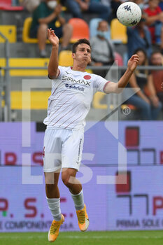 2021-10-02 - FROSINONE, ITALY - October 2 :  Tommaso Cassandro of  AS Cittadella in Action during the  Serie A soccer match between   Frosinone and  Pescara  at Stadio Benito Stirpe  on October 2,2021 in Frosinone Italy - FROSINONE CALCIO VS AS CITTADELLA - ITALIAN SERIE B - SOCCER