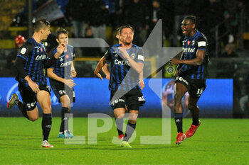 2021-11-01 - Gaetano Masucci (Pisa) celebrates after the goal of 1-0 - AC PISA VS ASCOLI CALCIO - ITALIAN SERIE B - SOCCER