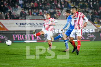 2021-11-20 - Massimo Bertagnoli (Brescia) scores a goal 1-3 - LR VICENZA VS BRESCIA CALCIO - ITALIAN SERIE B - SOCCER