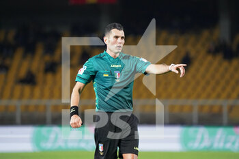2021-12-04 - the referee Manuel Volpi (Teramo) - US LECCE VS REGGINA 1914 - ITALIAN SERIE B - SOCCER