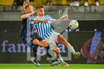 2021-08-22 - Alessandro Tripaldelli (SPAL) against Giuseppe Sibilli (Pisa) - AC PISA VS SPAL - ITALIAN SERIE B - SOCCER