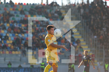 2021-11-20 - Karlo Lulic of Frosinone Calcio gestures during the Italian Serie B 2021/22 football match between Frosinone Calcio and US Lecce at the Benito Stirpe stadium in Frosinone, Italy on 20th November 2021 - FROSINONE CALCIO VS US LECCE - ITALIAN SERIE B - SOCCER