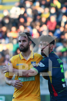 2021-11-20 - Arturo Calabresi of US Lecce  during the Italian Serie B 2021/22 football match between Frosinone Calcio and US Lecce at the Benito Stirpe stadium in Frosinone, Italy on 20th November 2021 - FROSINONE CALCIO VS US LECCE - ITALIAN SERIE B - SOCCER