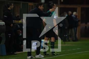 2021-12-12 - Moreno Longo coach Alessandria  - REGGINA VS ALESSANDRIA - ITALIAN SERIE B - SOCCER
