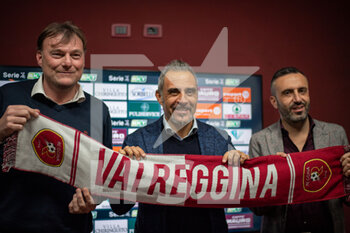 2021-12-14 - Domenico Toscano coach Reggina - PRESENTAZIONE NUOVO ALLENATORE REGGINA CALCIO MIMMO TOSCANO - ITALIAN SERIE B - SOCCER